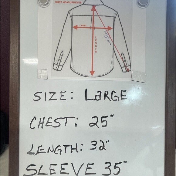 Eddie Bauer Blue HoundsTooth Long Sleeve Shirts Men's Long Large Some Defects - Picture 9 of 9